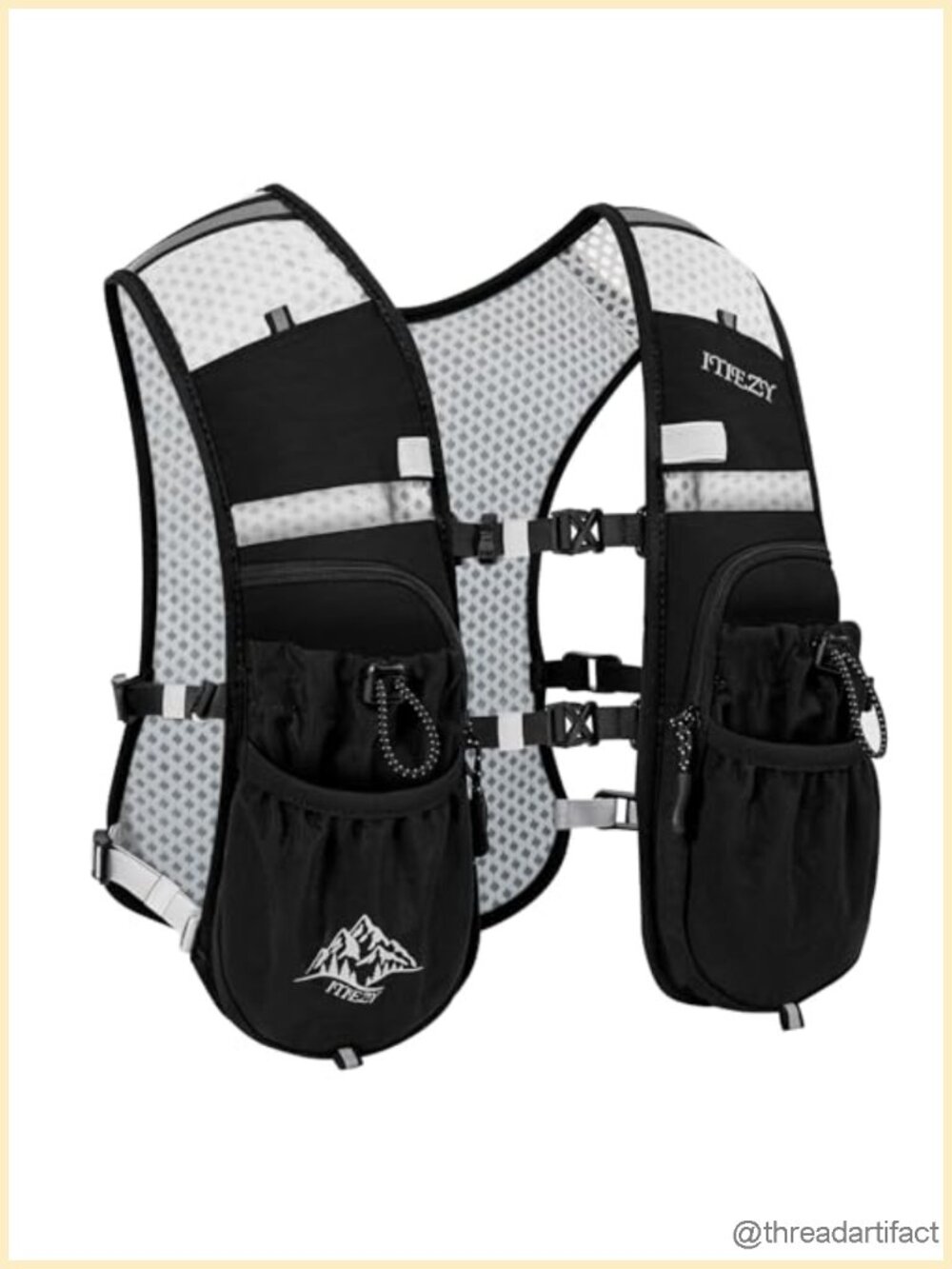 5L Hydration Backpack Running Vest, Zero-Bounce Adjustable Vest for Marathon,